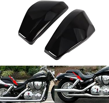 Motorcycle ABS Battery Side Fairing Covers For Honda VTX 1300 2003-2009,Gloss Black