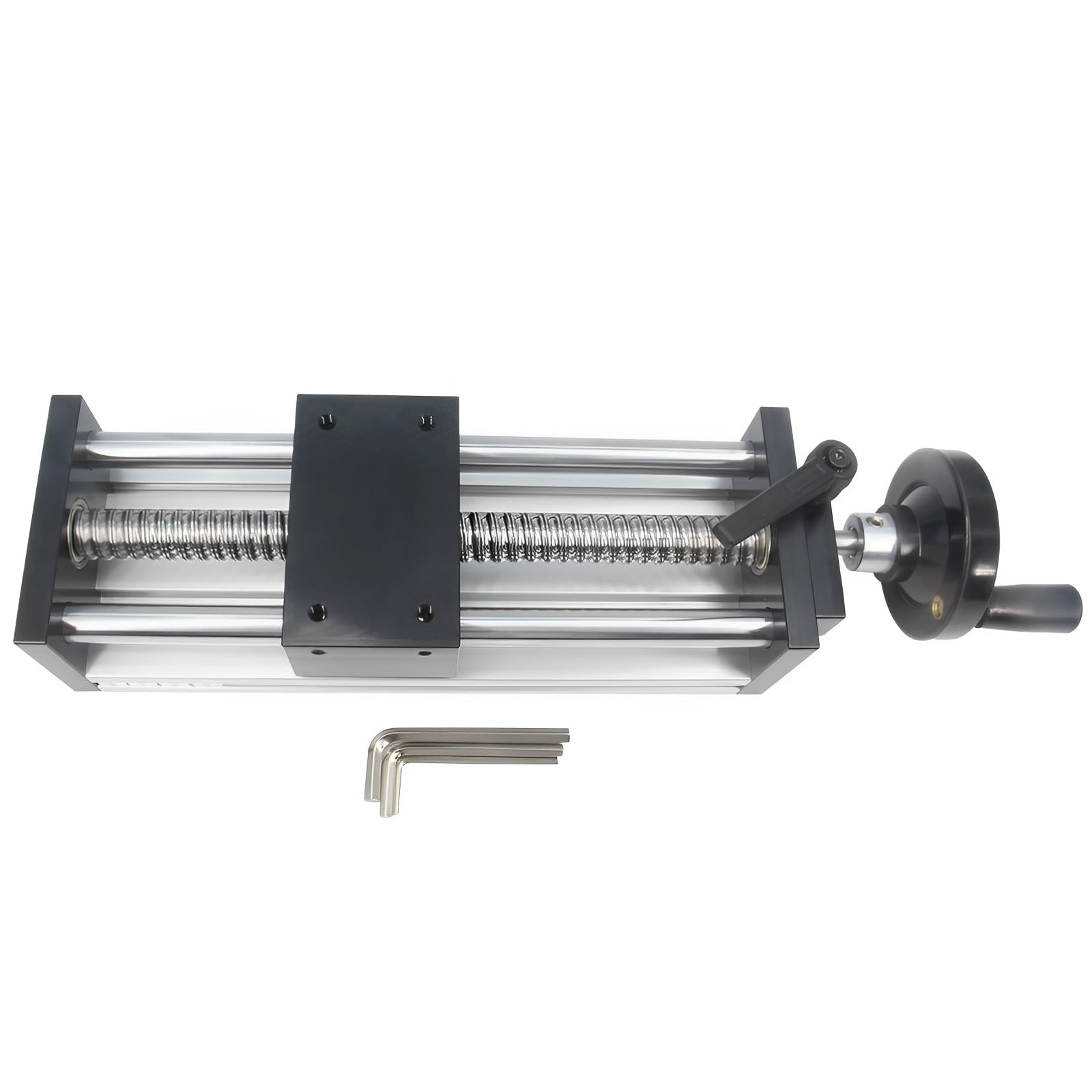 100mm Length Effective Travel Dual Optical Axis Manual Sliding Table Linear Rail Guide Ballscrew SFU1605 with Handwheel for Non-Standard Automation, CNC Equipment Transformation (Size:100mm) — Amazon image 9