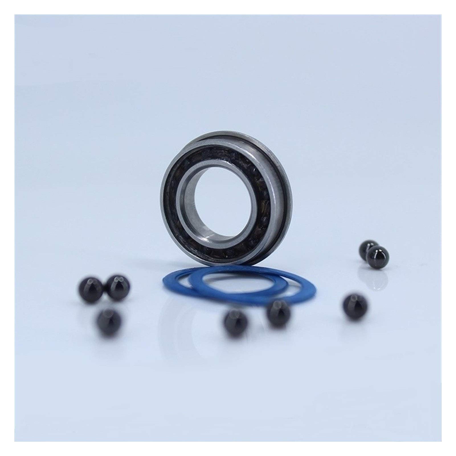 ZBJGBUIA F6802 3NC F6802RS F6802HC Hybrid Ceramic Bearing 15 * 24 5 mm ABEC-1 Industry Motor Spindle Hybrids Si3N4 Ball Bearings