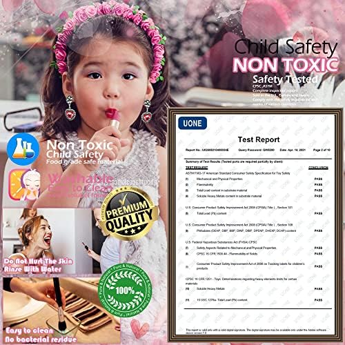 Kids Makeup Sets For Girls - childrens Make Up Sets, Real Makeup Childrens Princess Pretend Play Games Toys Presents, Washable Make Up Little Girl Birthday Gifts Set For Age 3-12 Year
