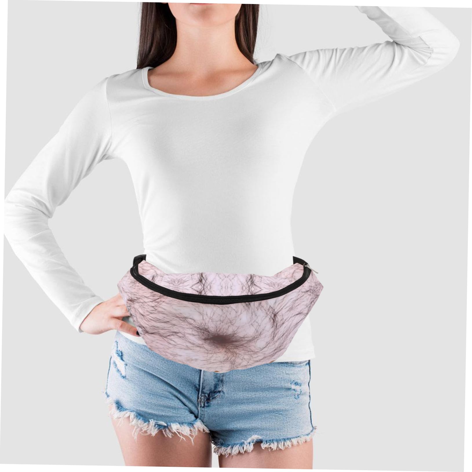VANZACK Riñonera De Viaje con Bolsillo para Dinero 3 Unidades Antirrobo para Hombre Y Mujer