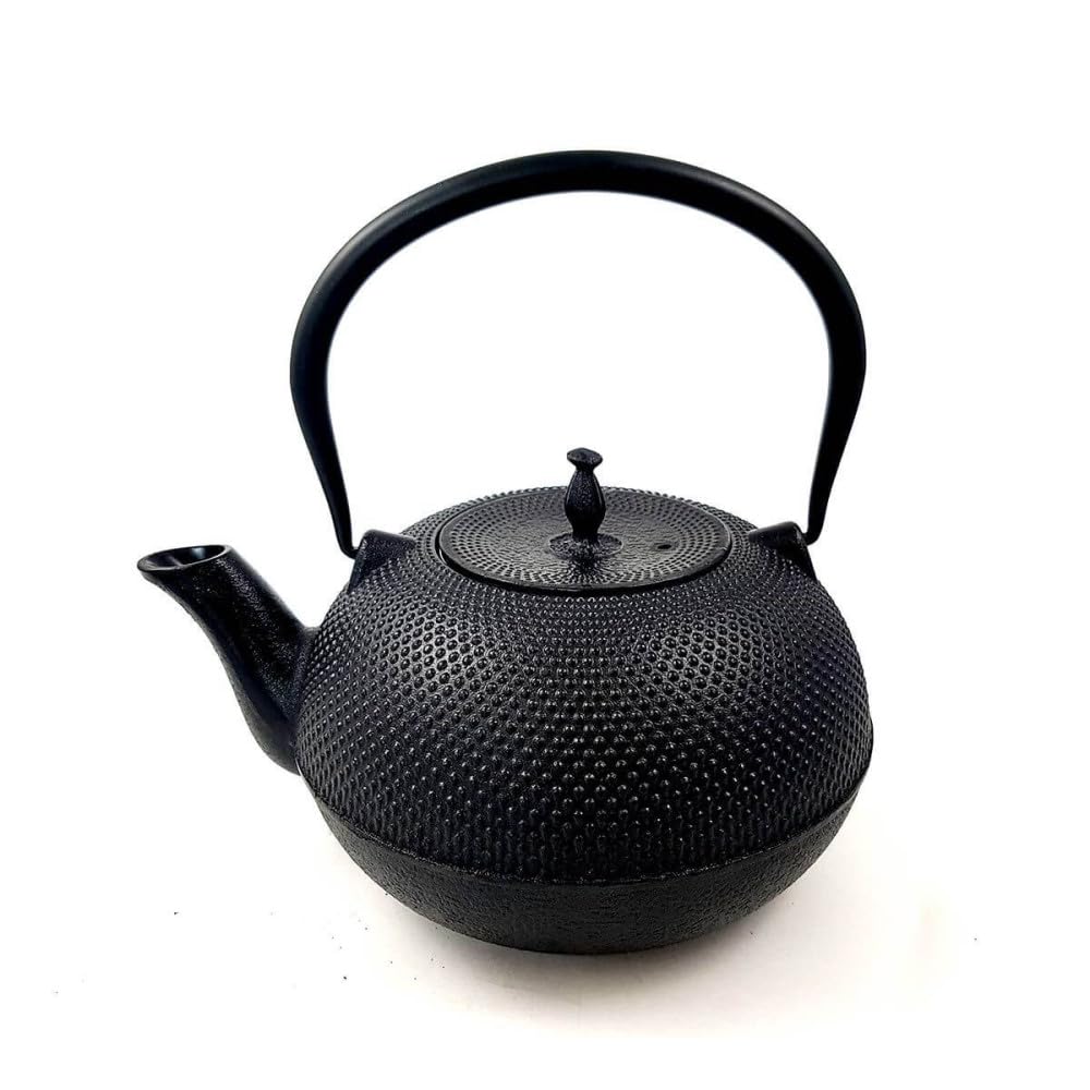 Kuro - Tetera de hierro fundido (1 L), color verde