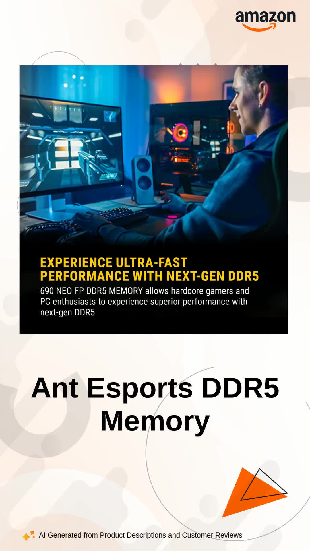 Ant Esports 690 NEO FP 16GB DDR5 5200 MHz Desktop Memory