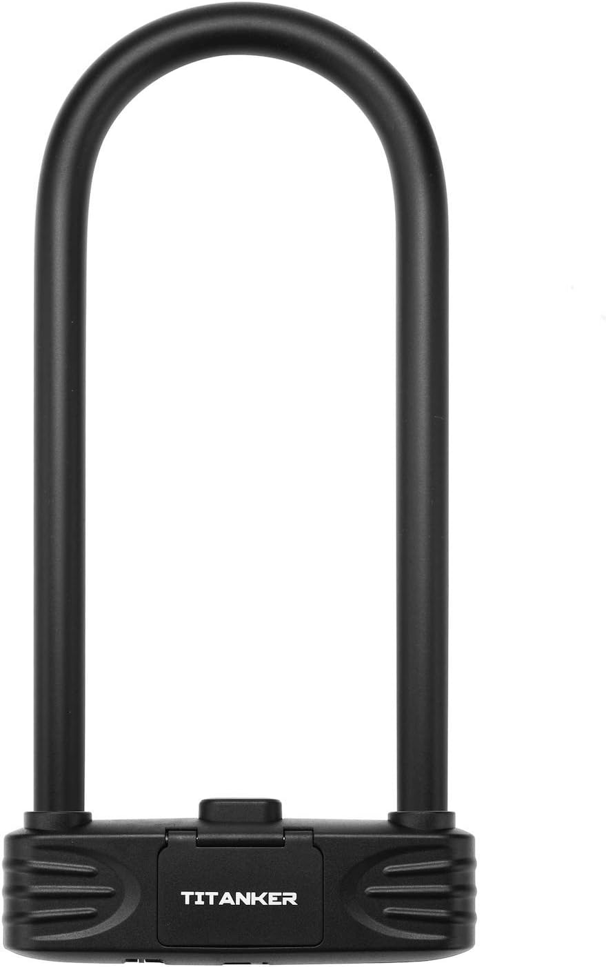 Titanker U Lock Bike Lock, Heavy Duty Combination Bike U