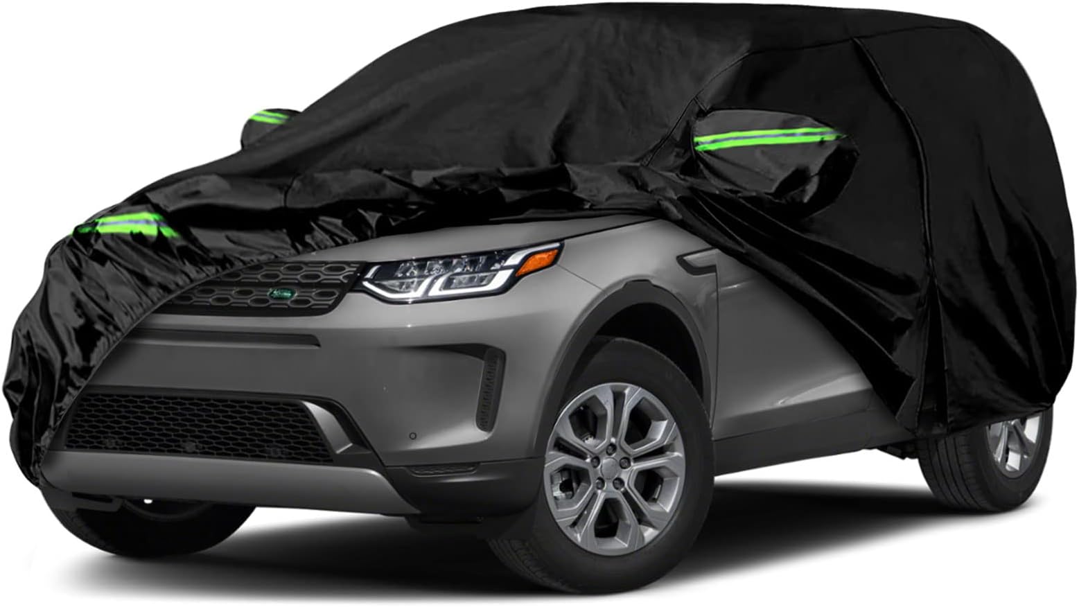 Waterproof Car Cover Replace for 2014-2025 Land Rover Discovery Sport, 6 Layers All Weather Car Covers with Zipper Door & Windproof Bands for Snow Rain Dust Hail Protection (Discovery Sport)