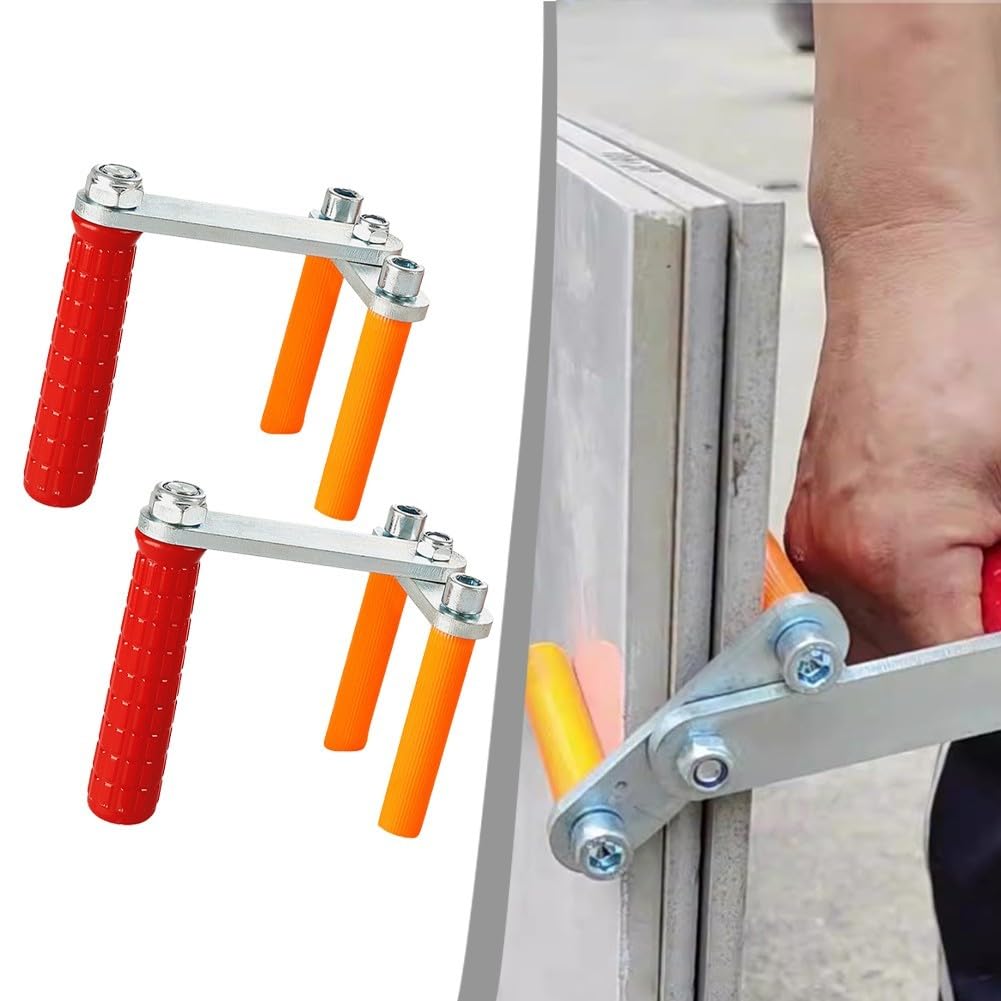 Oniissy Pince de levage multifonctionnelle, outils de cloison sèche, support de plaque de plâtre, poignée de levage de charge, outils de levage de panneau intégré, poignée confortable