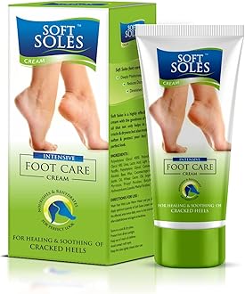 Soft Soles by Leeford | Foot Cream | Crack Heal Repair Cream | Nourishes & Rehydrates | Softens Hard Skin | Heal Care Cream Pack of 6 (30g each)