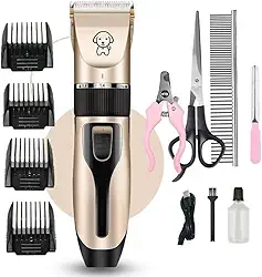 Henniu Máquina De Tosar Cachorro para Pet Aparador de Pelos para animais de estimação Cão Gato Tosa Pet.