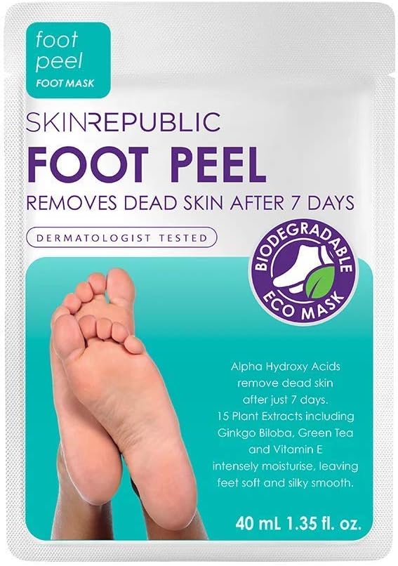 Skin Republic Foot Peel. Removes Dead Skin After 7 Days. Made in Korea. 1 Pair.