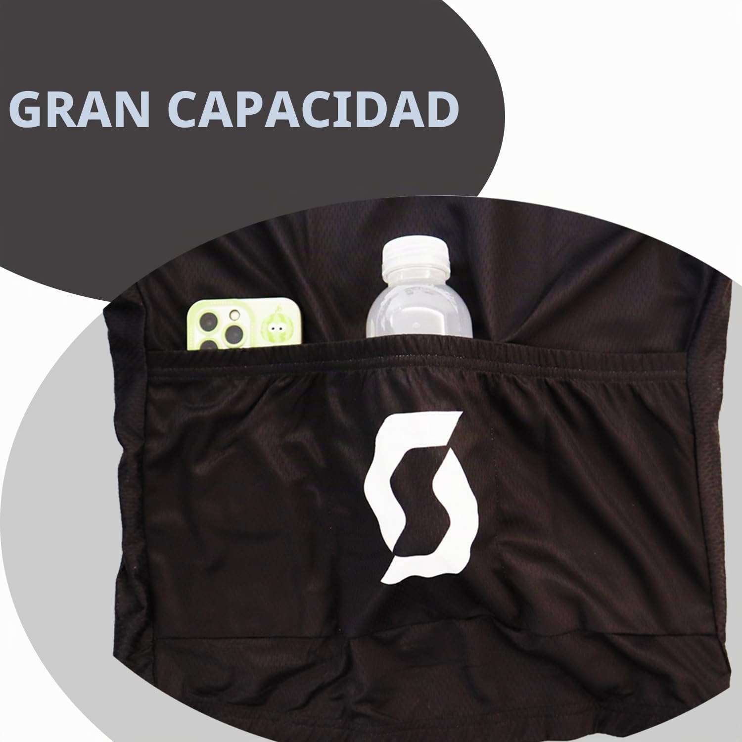 Conjunto de ropa de ciclismo para hombre de verano - Elegante y funcional Maillot de ciclismo con pantalones cortos acolchados de gel 19D transpirable y de secado rápido, Nreo, M