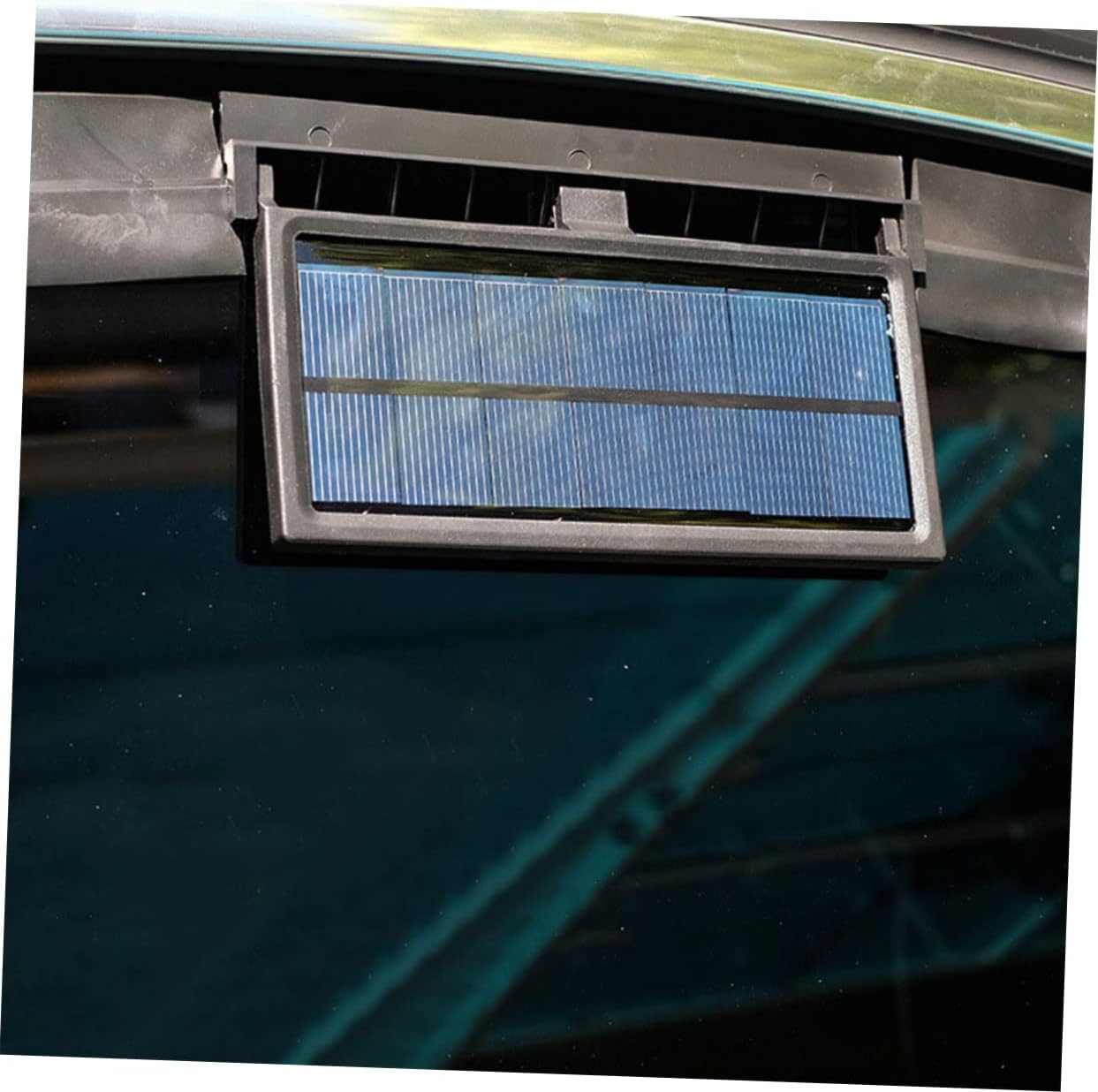 Solar Auto Exhaust Fan High Speed Vehicle Cooling Tool Efficient Air Ventilation for Freshness for Cars Suvs and Trucks Solar Powered with Built Battery