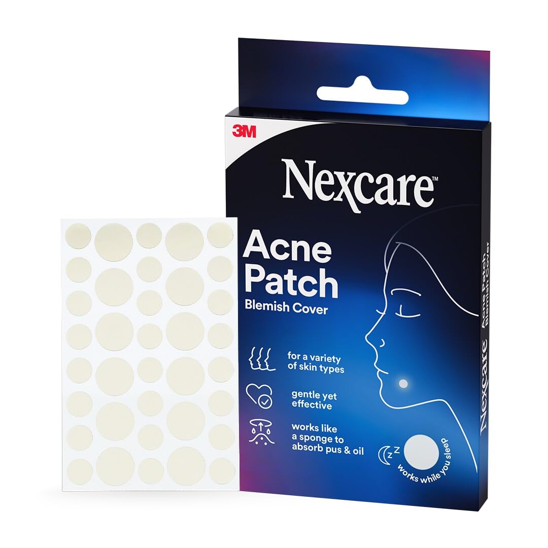 NexcareAcne Cover, Skin Cover Absorbs Pus and Oil From Clogged Pores, Suitable Skincare for Most Skin Types - 36 Acne Covers