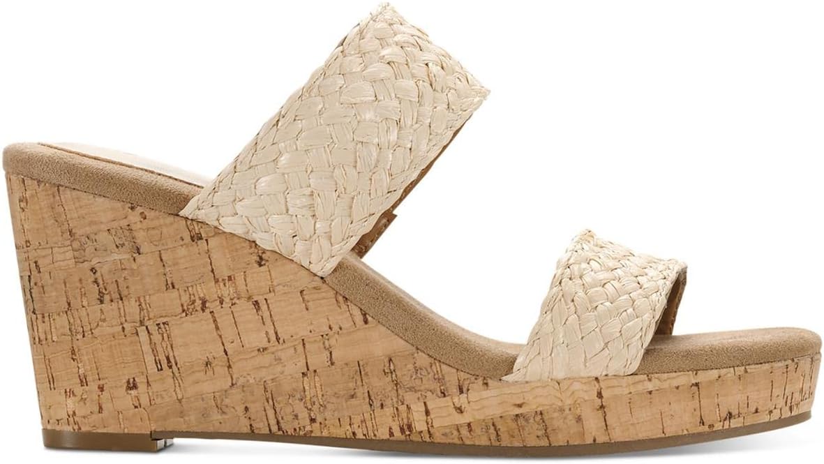 Style & Co. Womens Daliaa Woven Wedge Sandals Beige 11 Medium (B,M) - Image 2