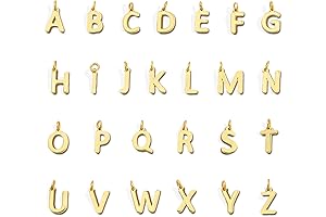 14K Gold Filled Charm Jewelry Alphabet Letters