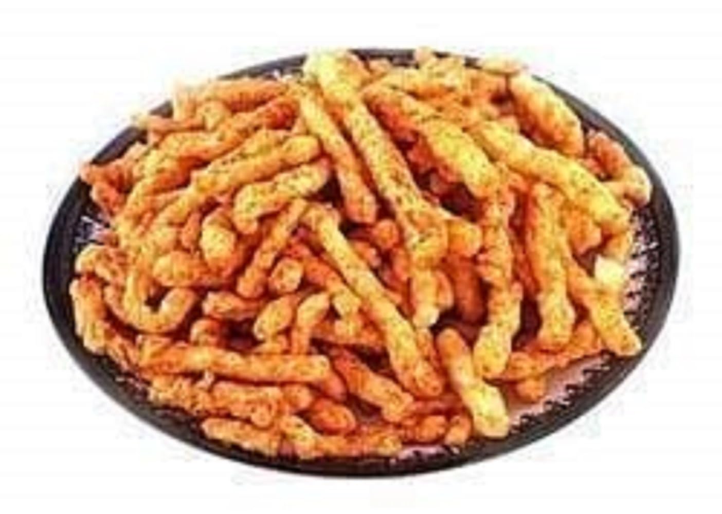JEET BY KSHS Ready to Fry Papad Corn Kurkure Shaped with Tomato Seasoning (800 GRM)-image-17