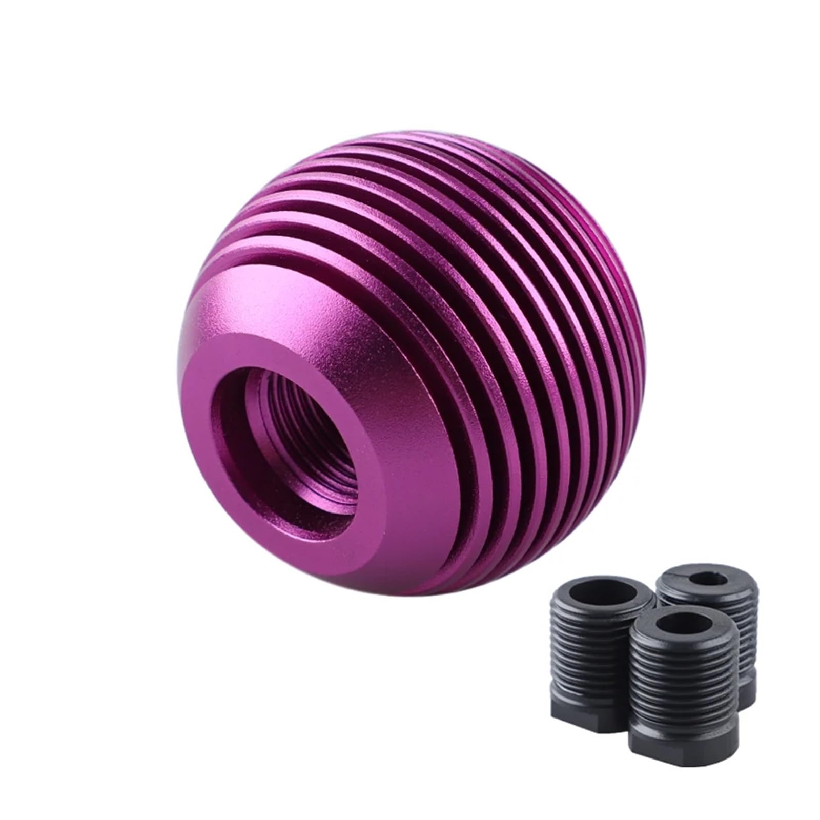 WYLWSHA Shift Gear Knob Cover Car Universal Gear Shift Knob Lever Shifter Handle Aluminum Head(Purple)