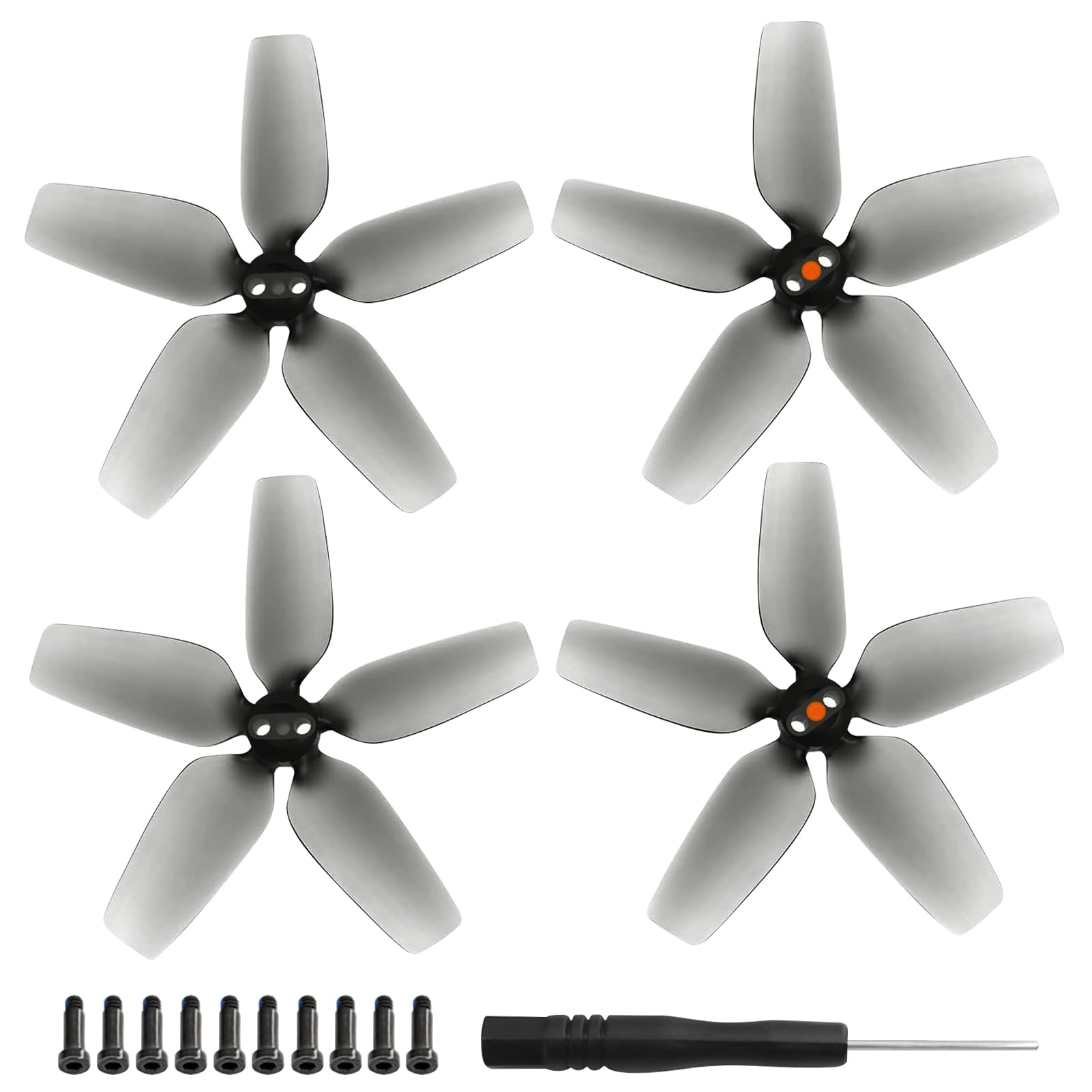 Bocguy 16 Pcs Drone Mavic Mini Hélices, modelo 4726 Hélices para Mavic Mini Accesorios Reemplazo de Drones con 24 Tornillos & 2 Destornillador, Bajo Ruido & Estable (Plata) — view 41