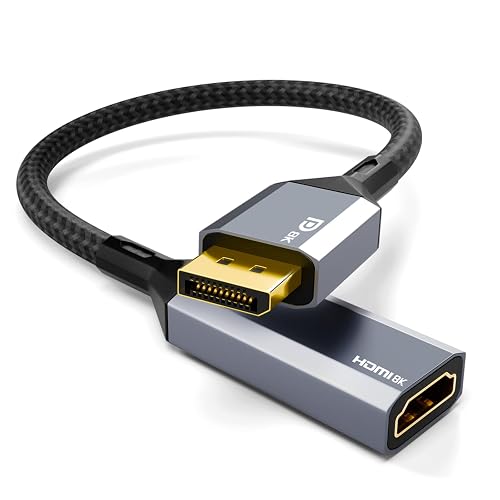 Active DisplayPort to HDMI Adapter 8K@60Hz 4K@120Hz