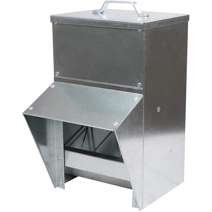 Buy Sunshine&water Galvanized Chicken Feeder Rat Proof Poultry Feeder