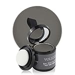 VOLLUCK Root Touch up Powder, Instant Hairline Powder for Thinning Areas and Gray Hair Coverage, Natural and Non-greasy Root Cover up for Women and Men (Gray, 0.35 Ounce)