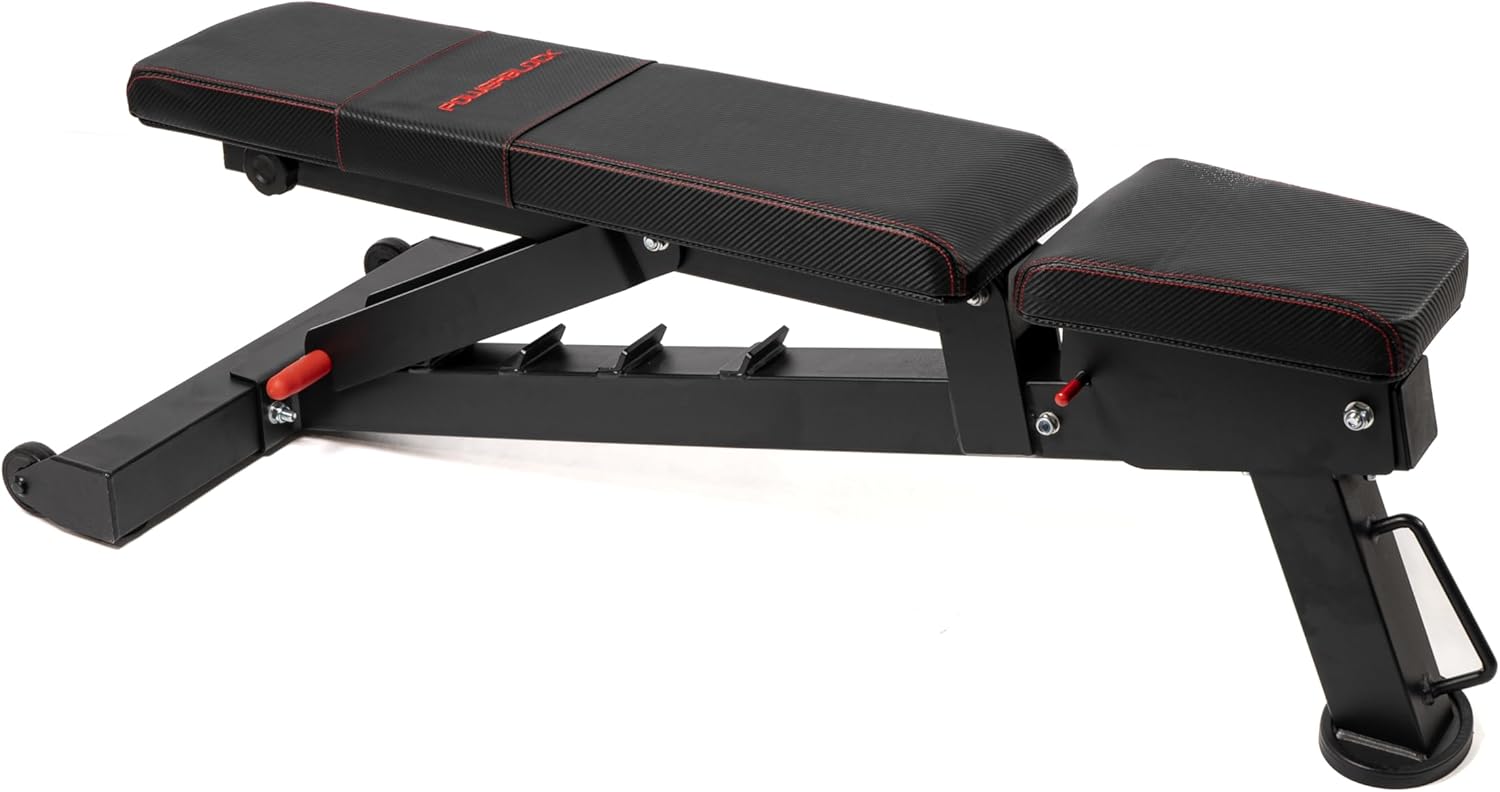 PowerBench 2.0 Adjustable Weight Bench, 7 Positions, Built-in Wheels Handle, Innovative Equipment for Home Commercial Gyms, Versatile Workout Bench PowerBench 2.0 Adjustable Weight Bench, 7 Positions, Built-in Wheels Handle, Innovative Equipment for Home Commercial Gyms, Versatile Workout Bench