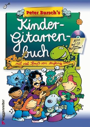 Voggy’s Kindergitarren-Set 1/2 - Gitarre für Kinder ab 6 Jahren im Komplettset mit Zubehör auch geeignet für Anfänger, natur
