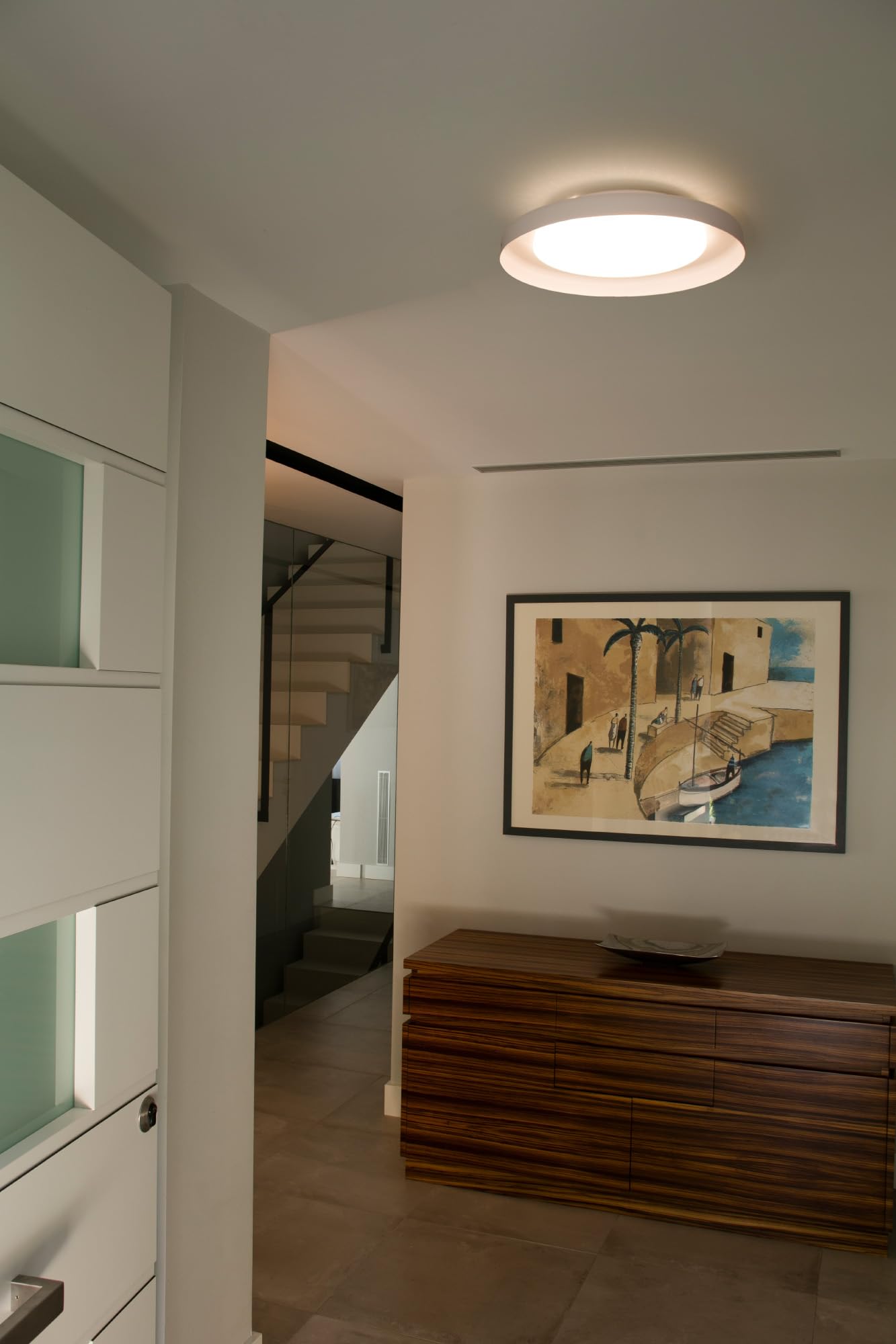 Faro Barcelona 64097 - DOLME Plafonnier blanc