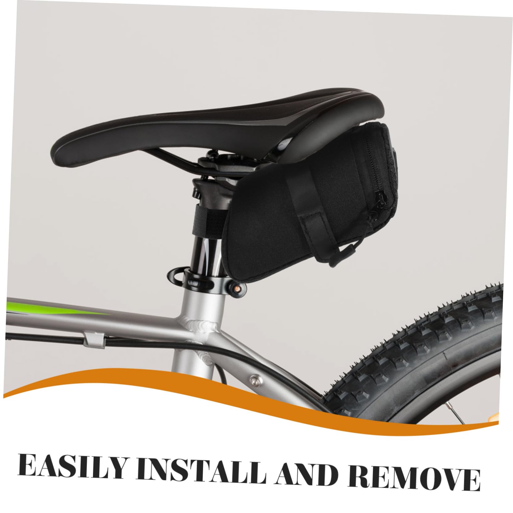 Borsa da Sella per Bicicletta Sacca Posteriore Stabile per Mountain Bike e Bici Custodia Multiuso per Attrezzi e Accessori Ciclismo