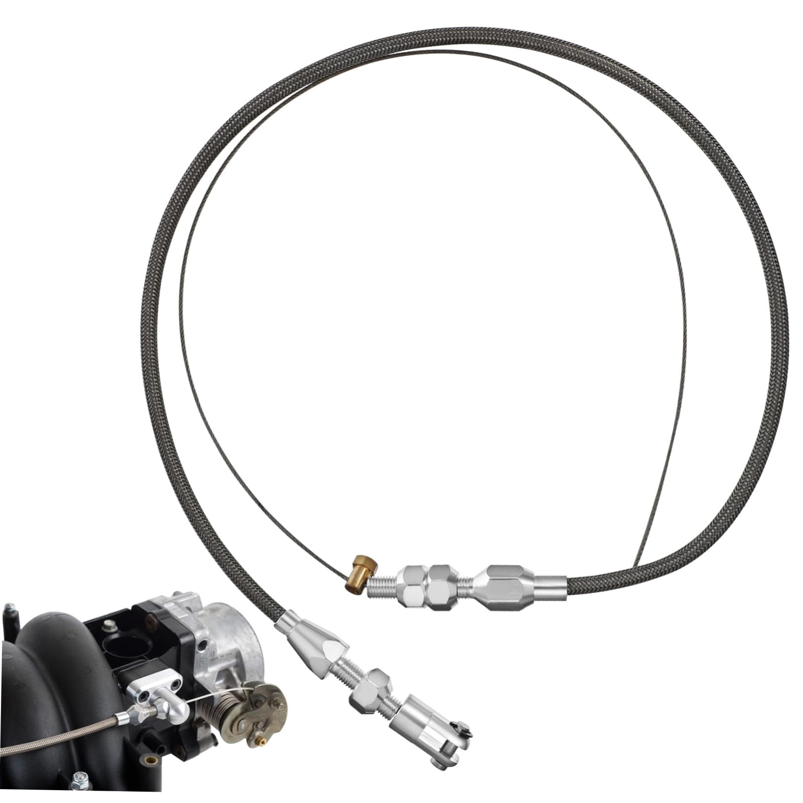 Evite tirones con el cable de acelerador trenzado Ciieeo y su funda protectora 8