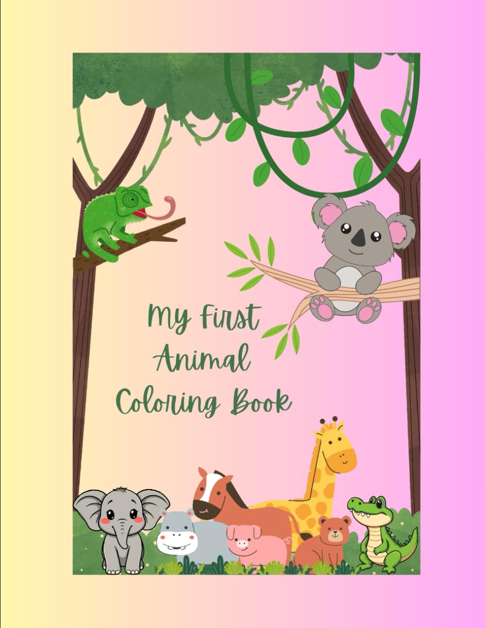 My First Animal Coloring Book