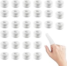 keyxer 30 pcs Pansements Doigts, pansement doigt main pour Travail/Cuisine, Pansement Doigts Bout des(Blanc), Pansement bout de doigt, Protection Main pansement de doigt