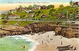 Found Image Press - Cottages and Cove, La Jolla, California - Vintage Image