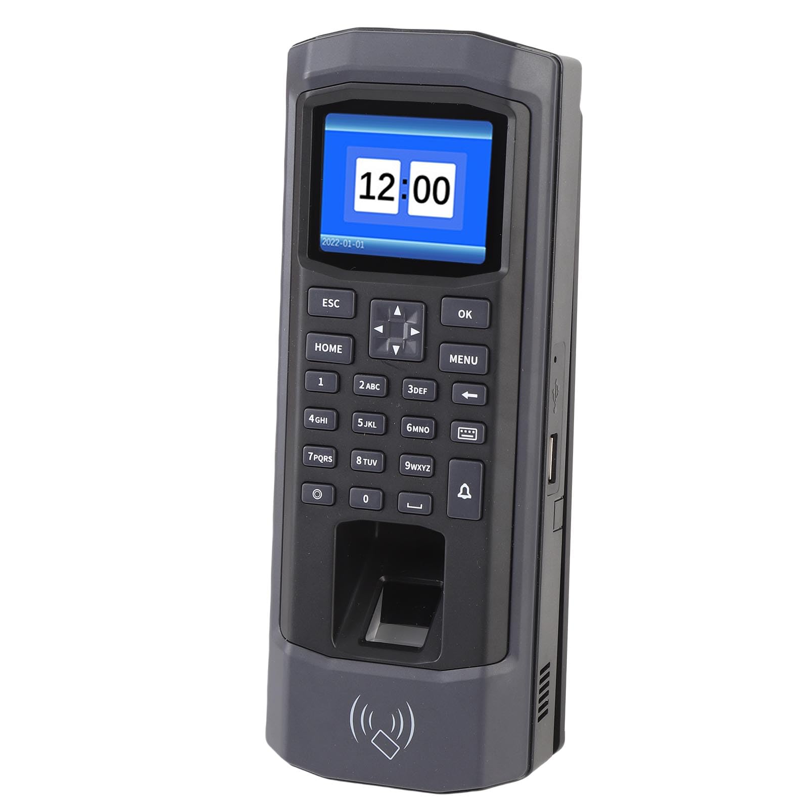 Asixxsix Time Clocks for Employees Small Business, Fingerprint Time Attendance Machine, Password/Fingerprint Access Control, Fingerprint Attendance Machine Time Attendance Clock