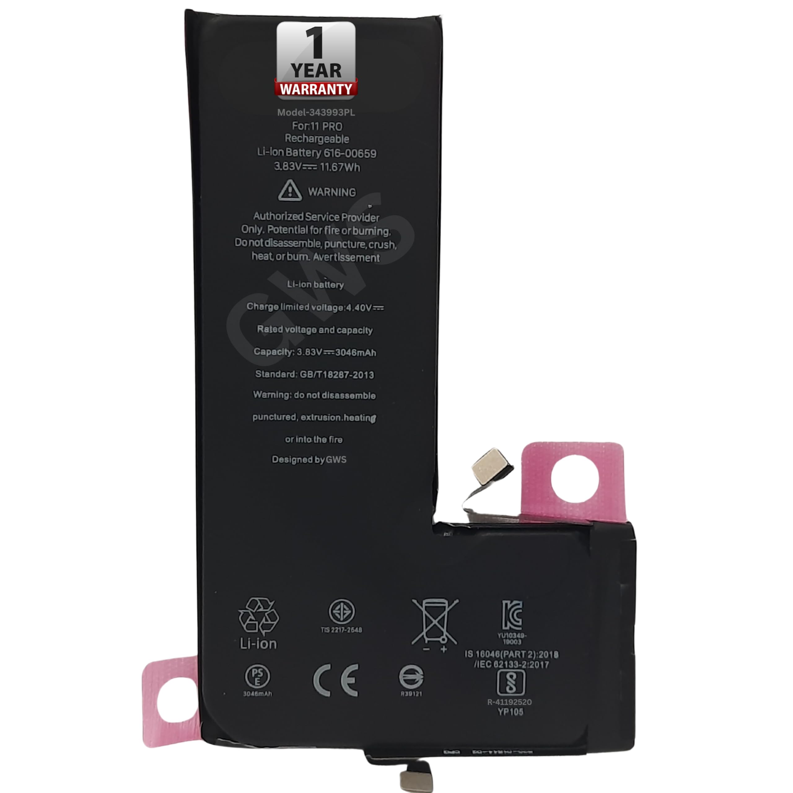 GWS Original 3046 Mah Compatible Battery for Apple iPhone 11Pro Battery with 1 Year Warranty. (B0DFHM5SQN) Amazon Price History, Amazon Price Tracker