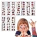 Yisscen Tatouages ​​Temporaires, Ensemble de Tatouage Super-héros pour Enfants, 10 Feuilles de Tatouages ​​Imperméables pour Enfants, pour Filles Garçons Enfants Cadeaux d'anniversaire Enfants