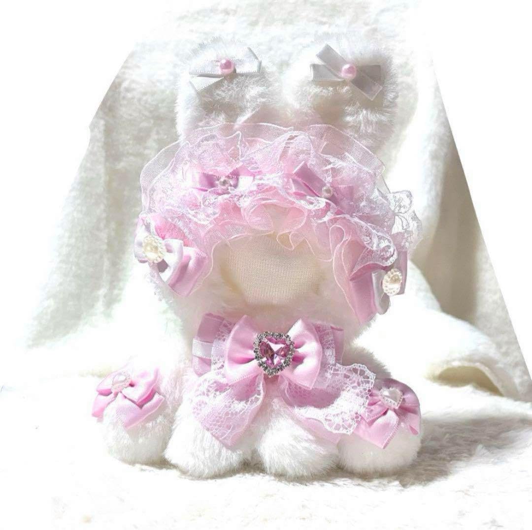 ぬい服 にじぱぺ オーダー ねこ たれみみうさぎ にじさん おすわり ぬい服