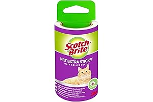 Scotch-Brite Pet Extra Sticky Lint Roller Refill, 48 Sheets