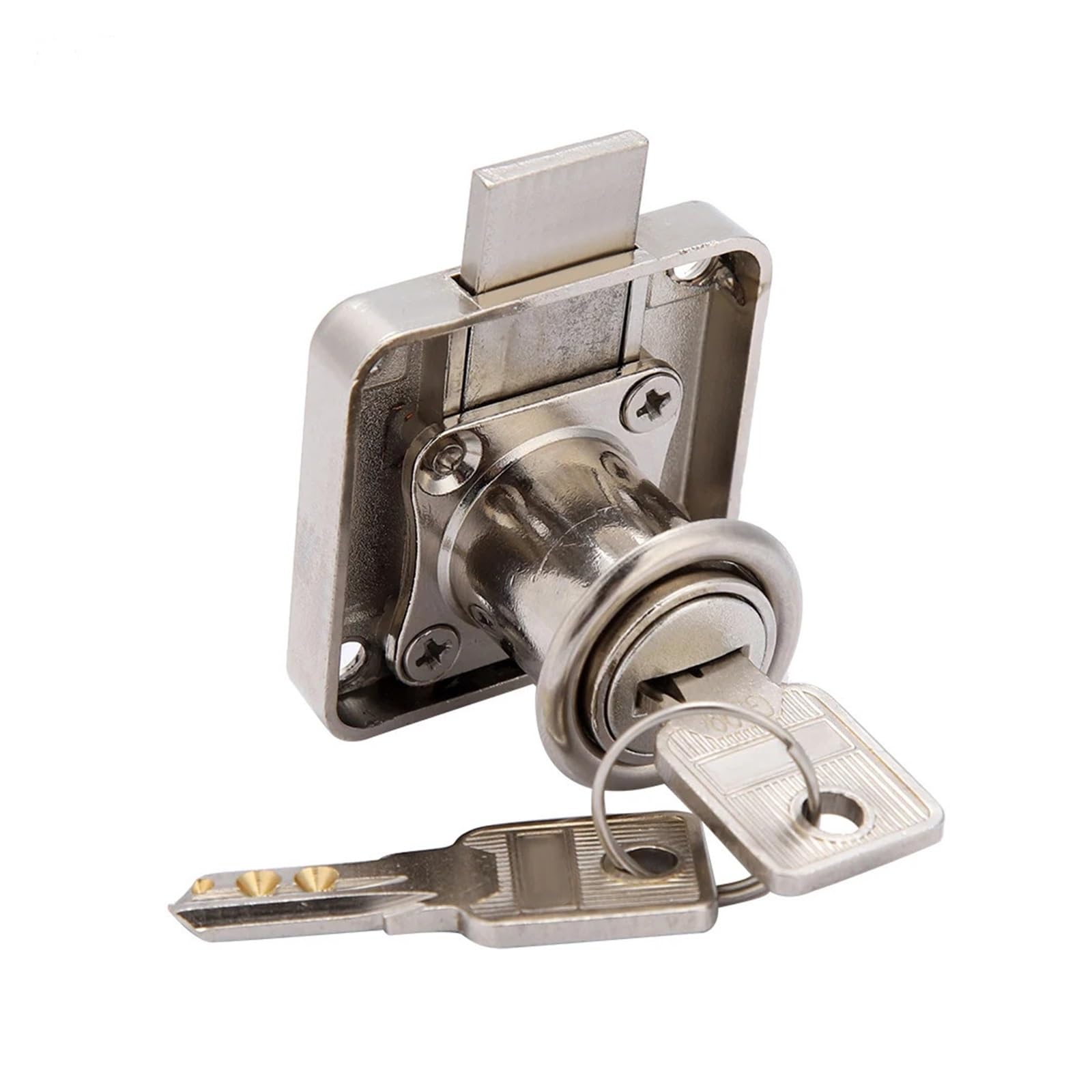 Tnbccxn 138-22 Cam Lock, 1Set Reusable Furniture Lock Zinc Alloy Display Cabinet Locks For Cabinet Drawer Household Office Lockers Hardware(138-22)