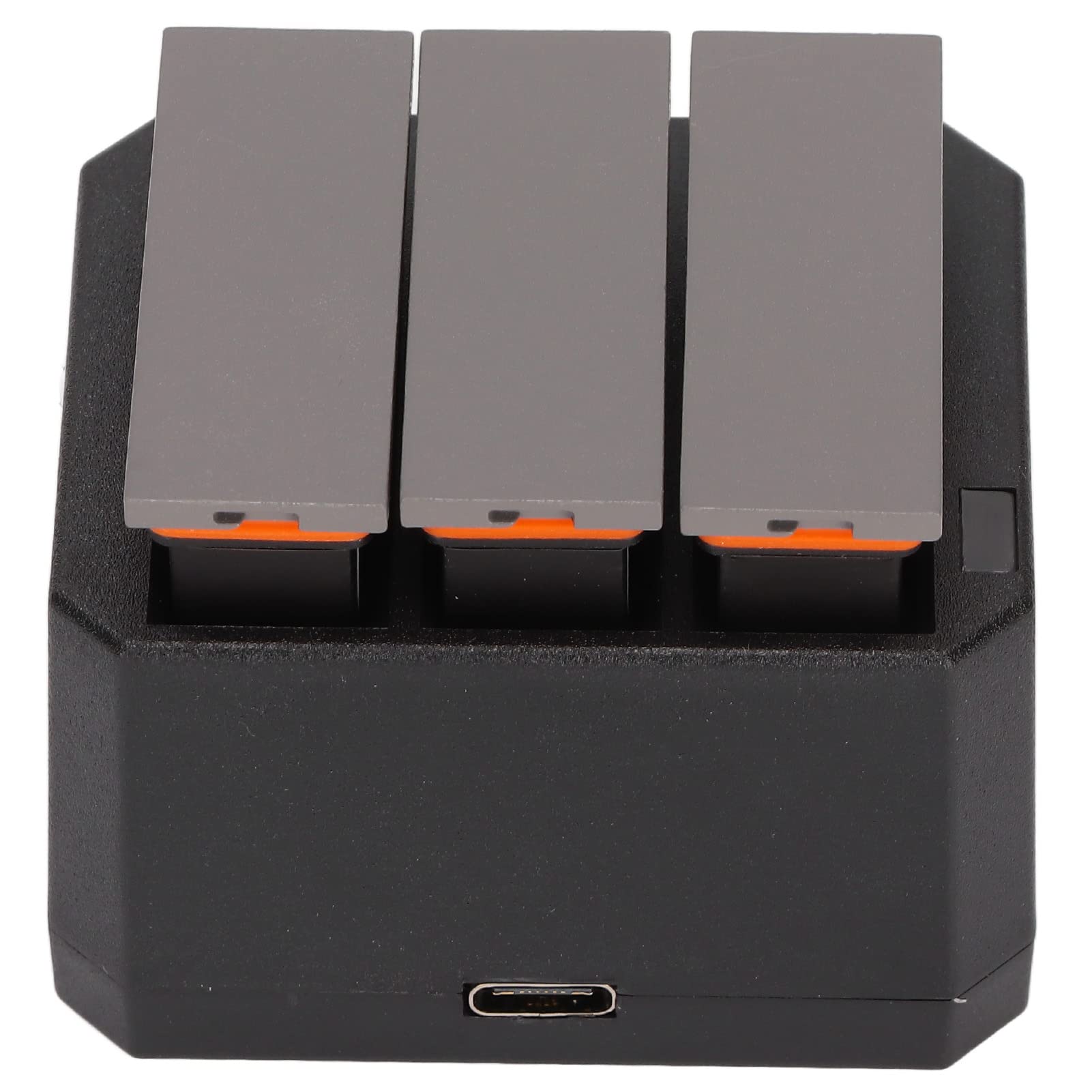 Kit Caricabatterie Per Action Camera Con 3 Batterie Ricaricabili Da 1300 mAh Indicatore LED Caricabatteria A 3 Per Uso Esterno Viaggi Fotografia