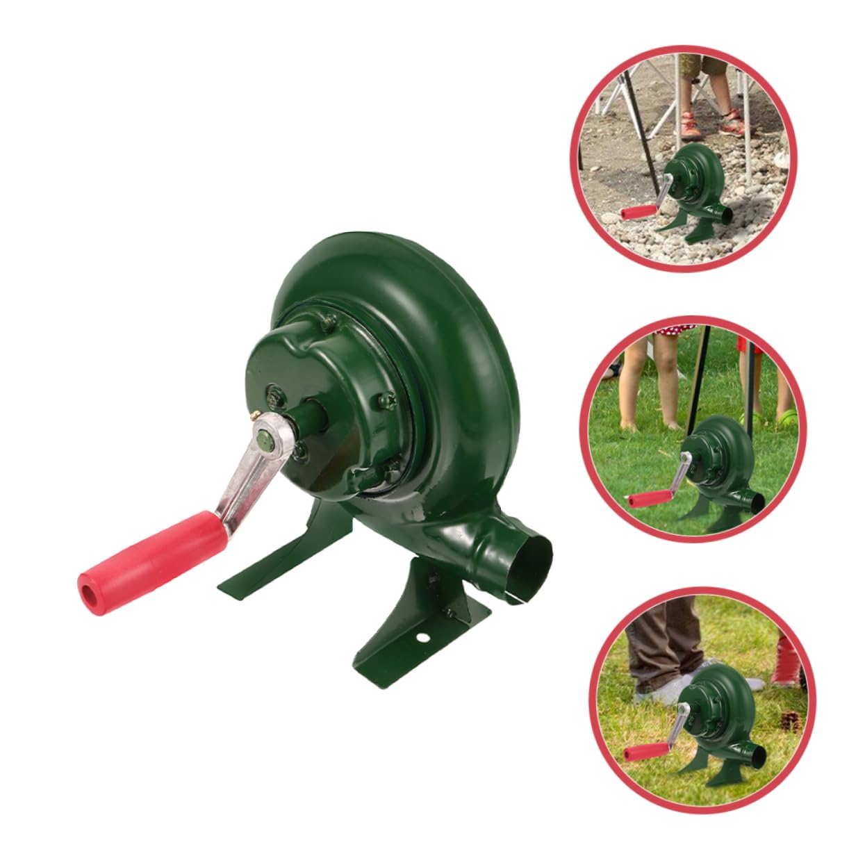 UPKOCH Soplador Pequeño de Mano Ventilador para Barbacoa Herramienta Portátil de Aire para Exteriores Camping y Uso Doméstico Soplador de Aire para Fuego
