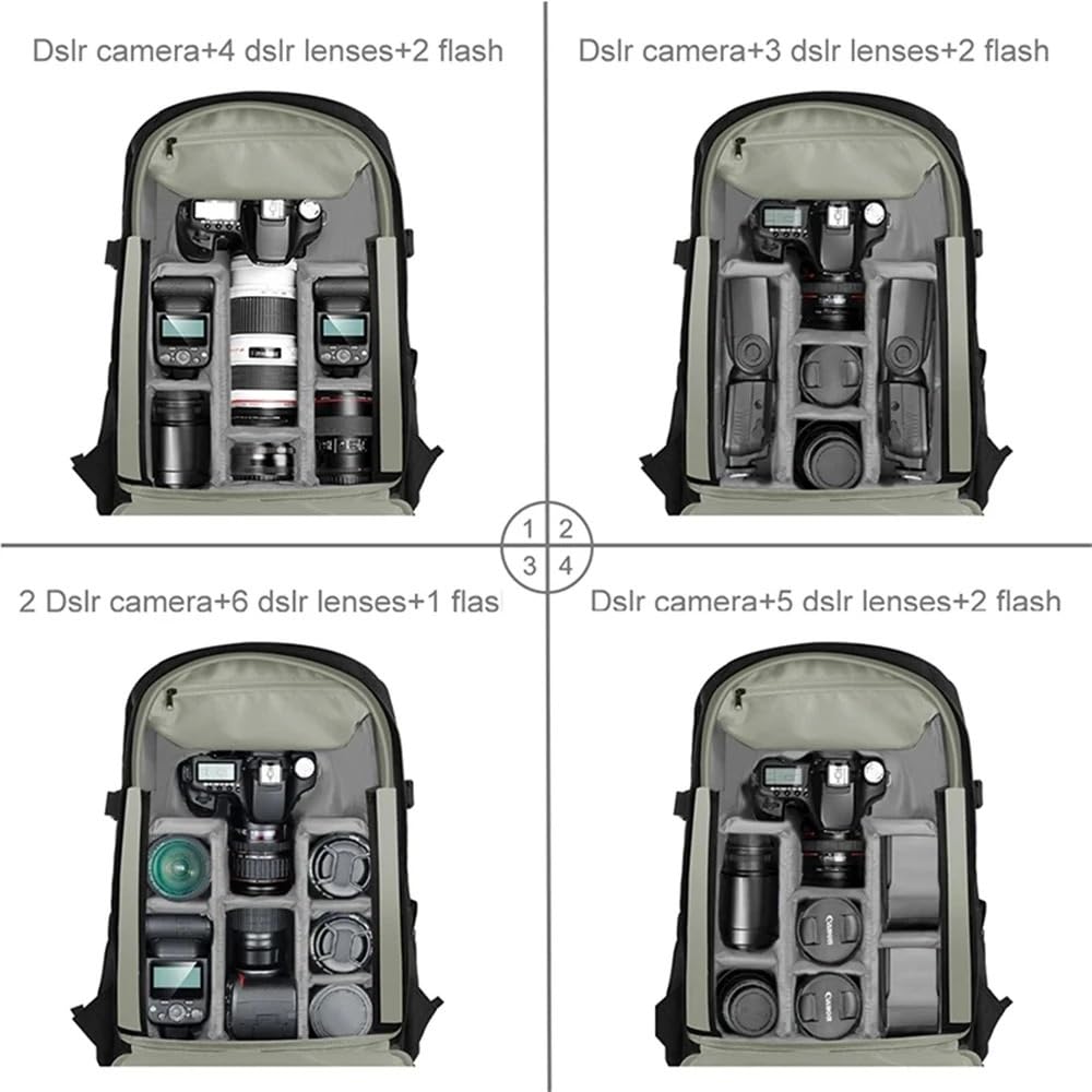 Borsa Reflex Zaino fotografico portatile for esterni impermeabile