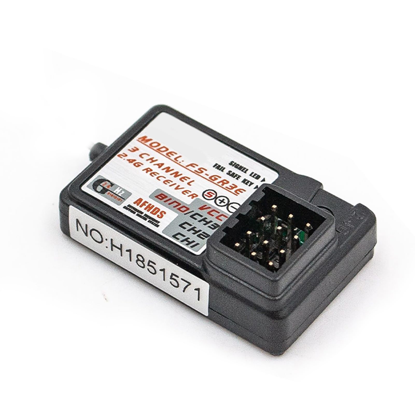 Sunydog 1PC RC Receiver,FS-GR3E AFHDS 3CH Receiver for RC Car Boat FS-GT2 FS-GT2B FS-GT3B FS-GT3C FZ-IT4S