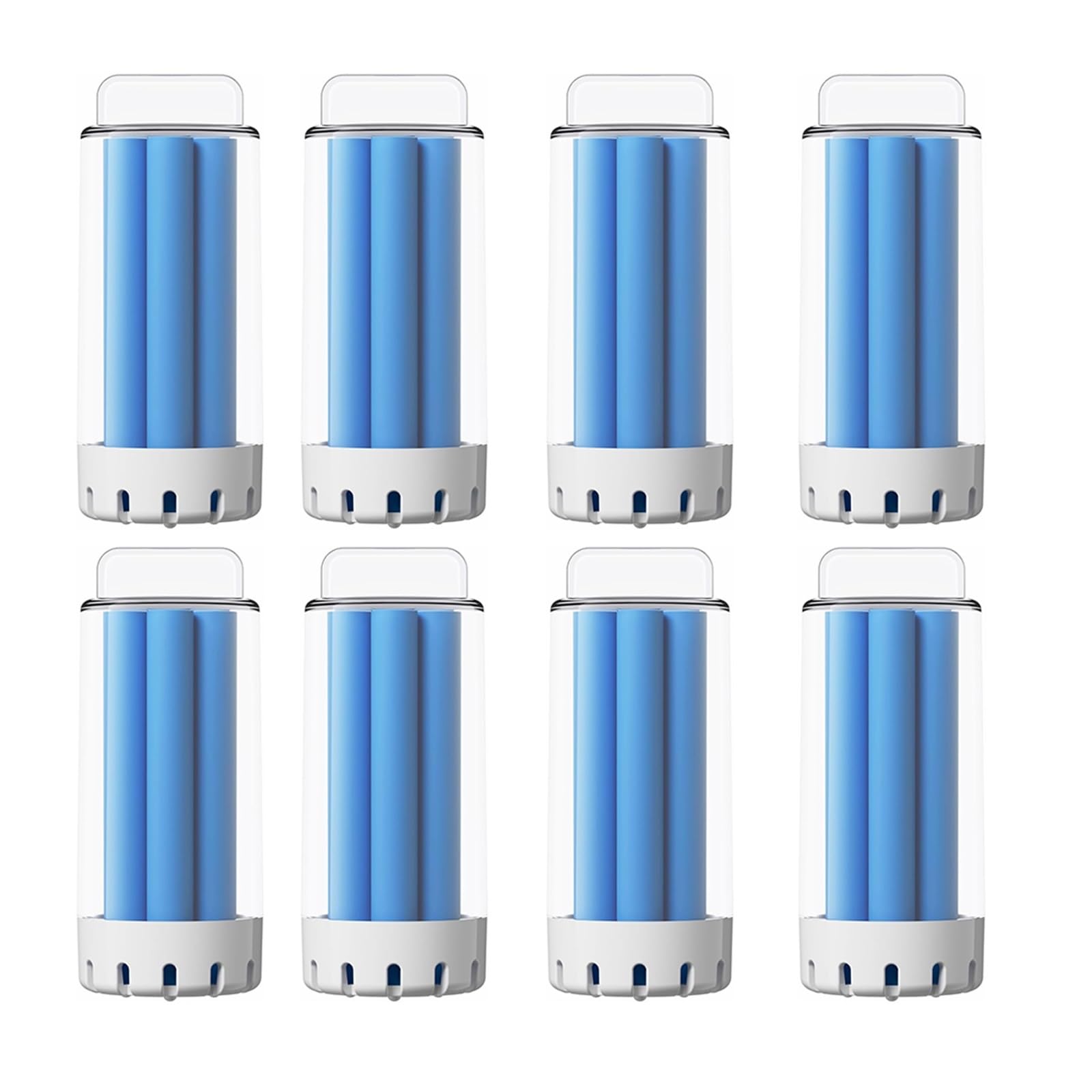 WGDBCN 8 Pieces Vacuum Cleaner Solid Detergent Compatible With Ecovacs DEEBOT N30 PRO OMNI DSC060002 Blue