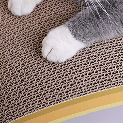 ULTECHNOVO Arranhador de Gato Almofadas de Arranhar de Gato Placa de ArranhÃ£o de PapelÃ£o Ondulado