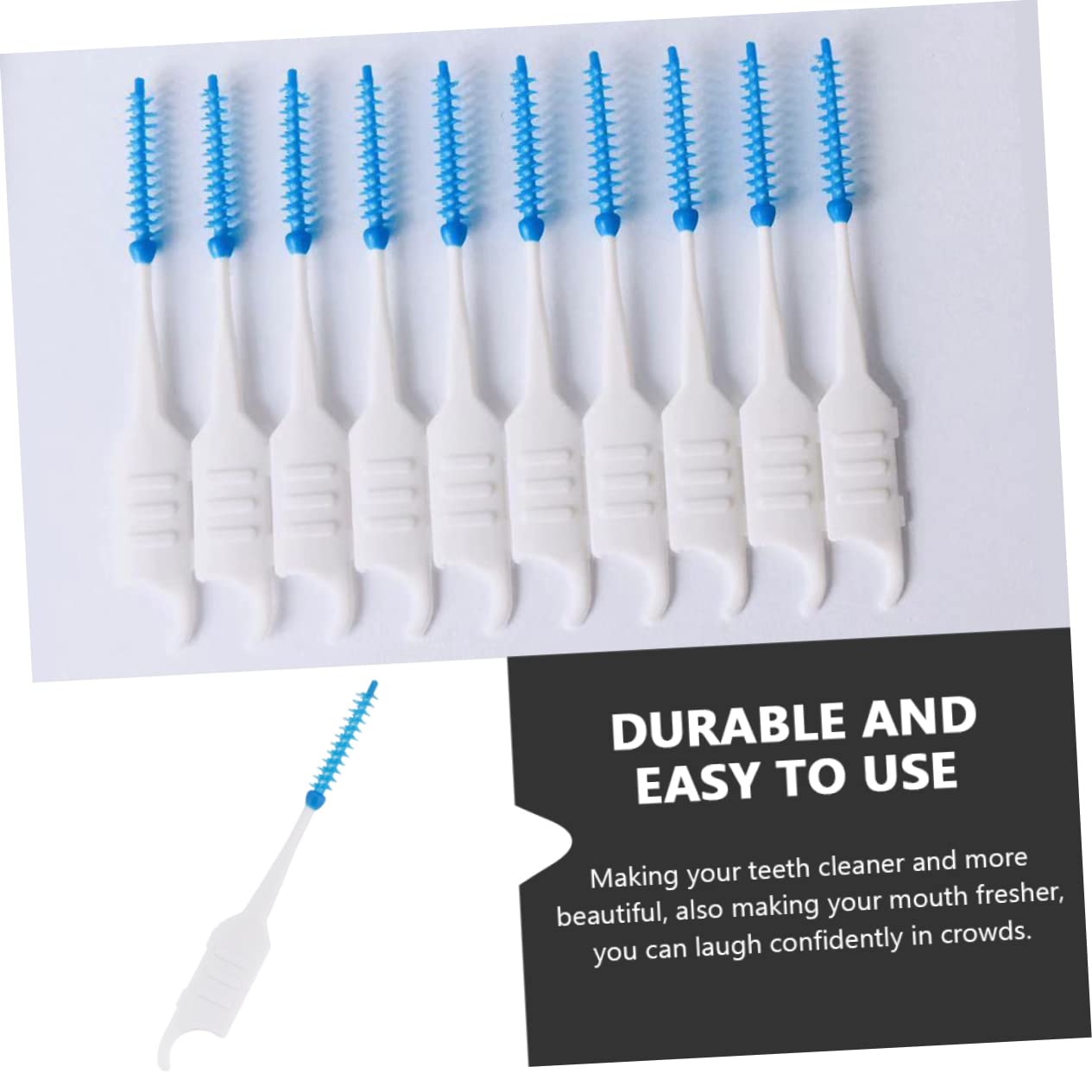 CALLARON 3 Set Scovolini Interdentali Silicone Morbido Per Orale Strumenti Pratici Per Per Famiglia Viaggi E 200 Pezzi * 3