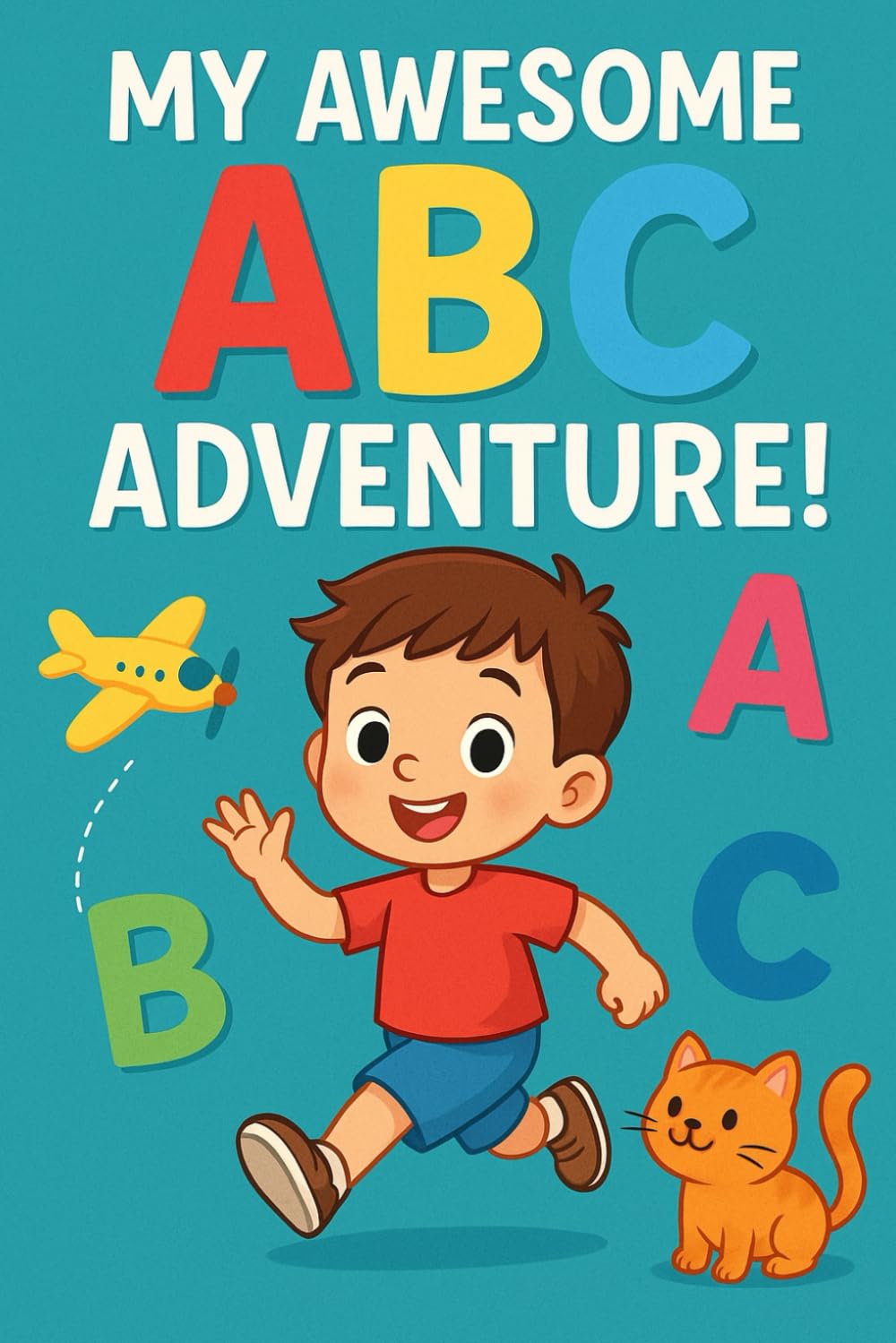 My Awesome ABC Adventure!: ABC coloring and activity book for kids.
