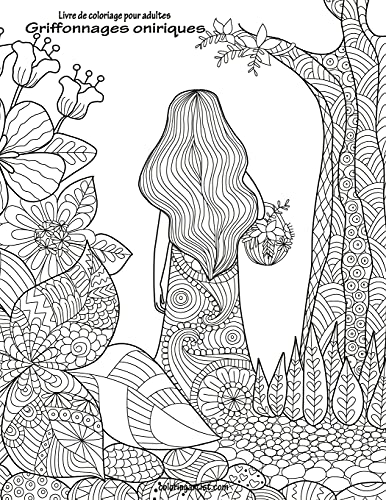 Livre de coloriage pour adultes Griffonnages oniriques 1 (Volume 1) (French Edition)