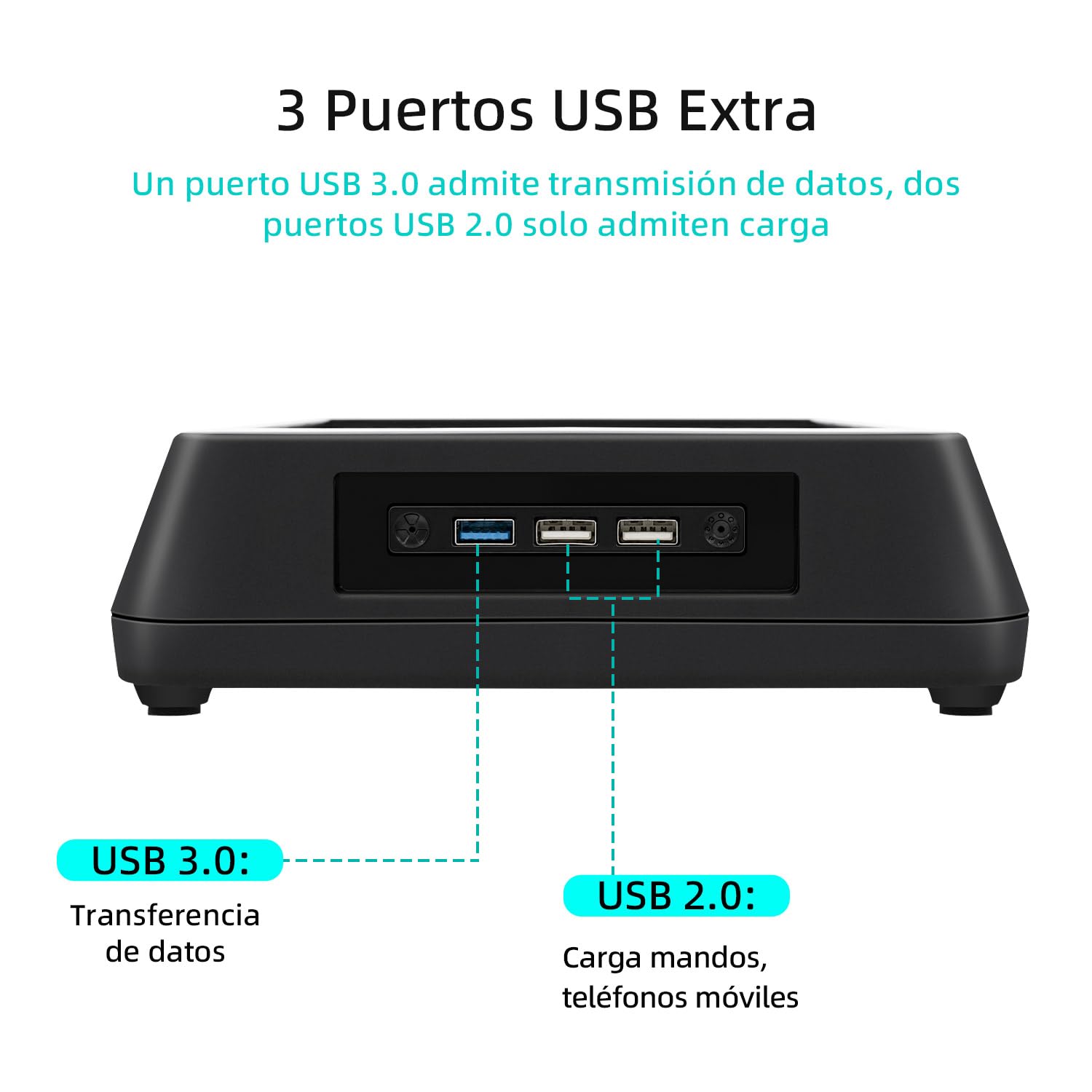 Mcbazel Xbox Series X Soporte de refrigeración con luz RGB/ Función de refrigeración ajustable/ Indicador LED / Puertos USB 3.0 /USB 2.0