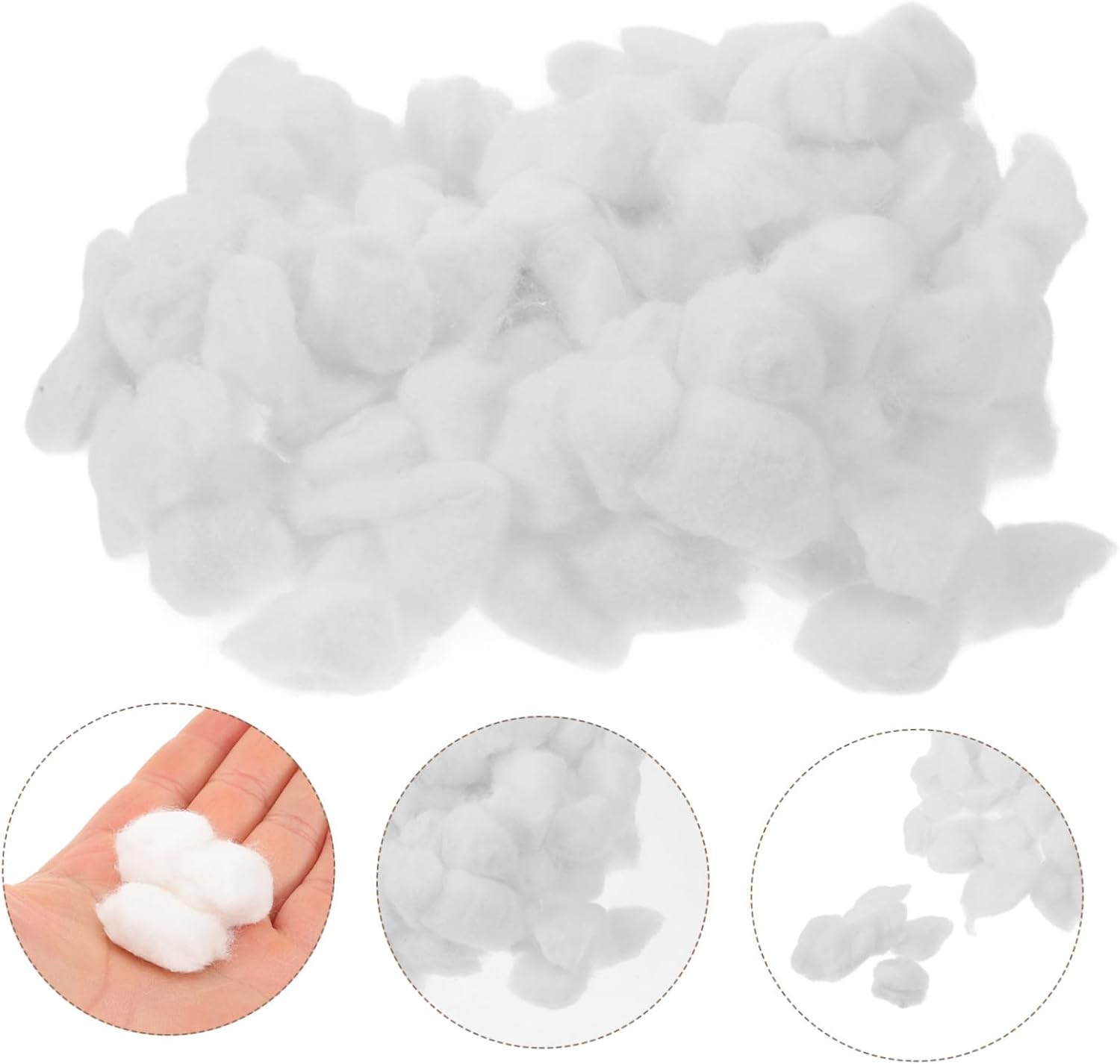 1bag Makeup Remover Cotton Balls Cotton Balls for Nail Cleaning Care Soft Comfortable