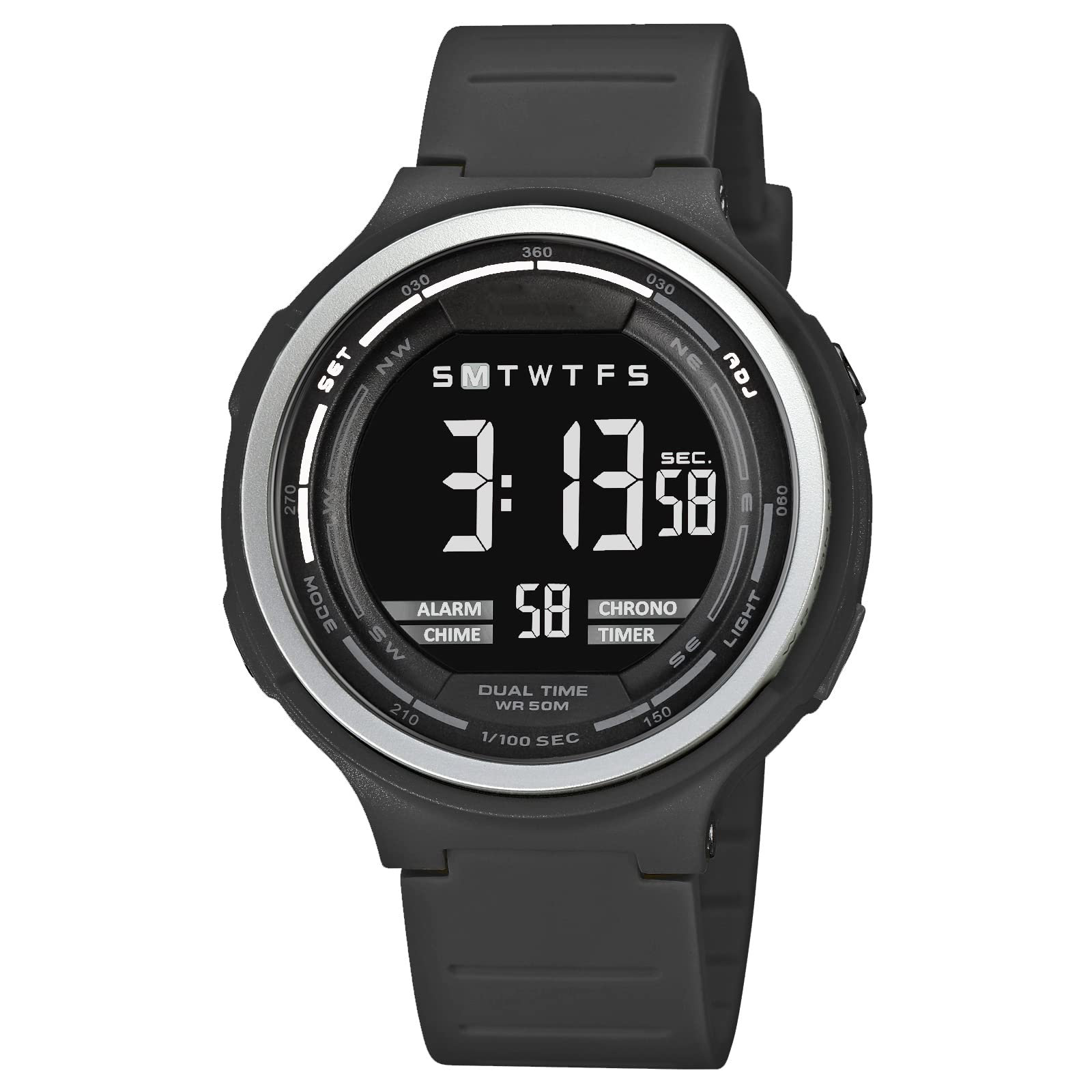 Shocknshop Pu Sports Digital Black Dial Multifunctional Men Boys Watch (Black Dial And Strap) -Sk1841, Black Band (B09VL5F68M) Amazon Price History, Amazon Price Tracker